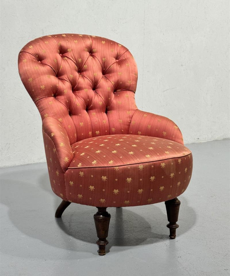 Vintage Emma nojatuoli, punainen