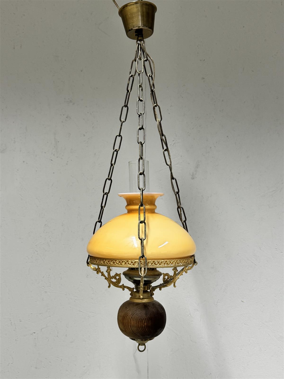 Lival öljylamppu kattovalaisin keltainen kupu