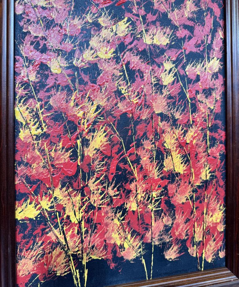 Taulu abstrakti maalaus