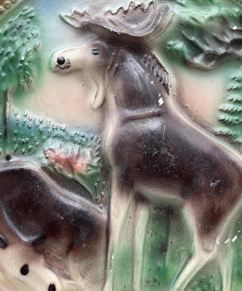 Vintage Seinälautanen hirviaiheinen