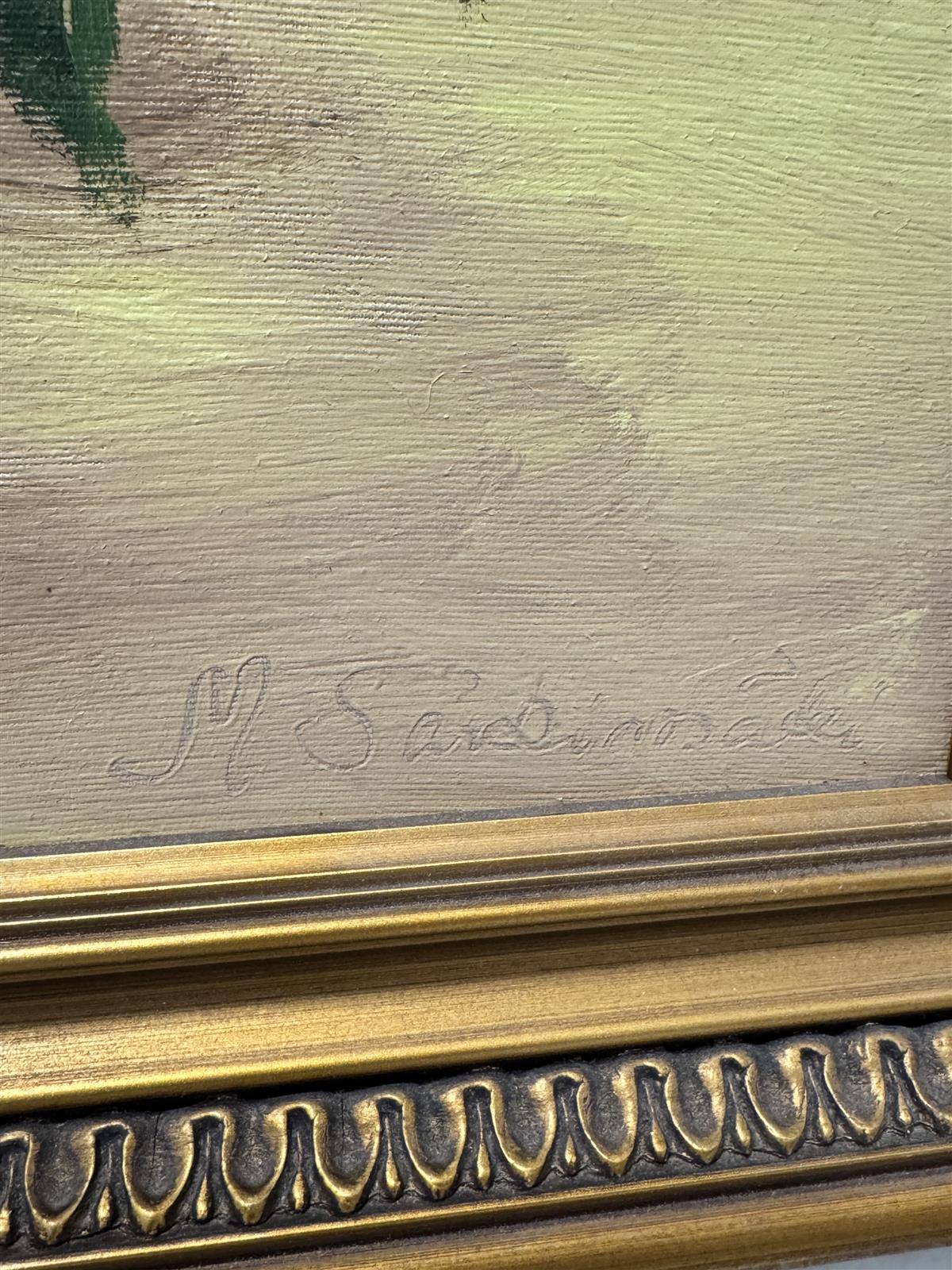 Taulu öljyvärimaalaus ruusut Maija Särkimäki