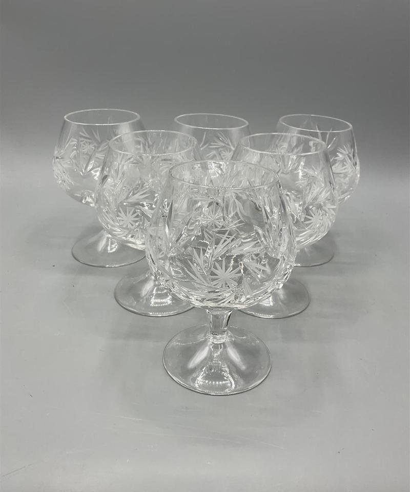 Kristalli konjakkilasit 6kpl