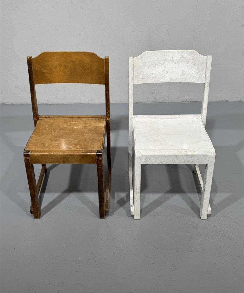 Vintage koulutuolit (2 kpl)