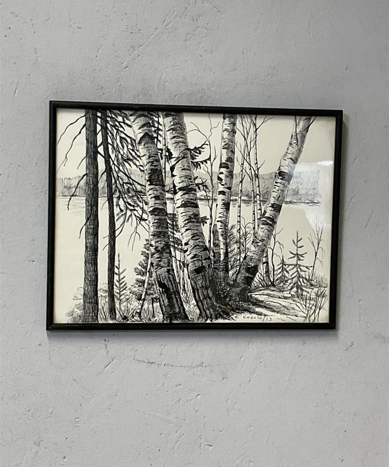 Taulu piirros, E Kosola -73