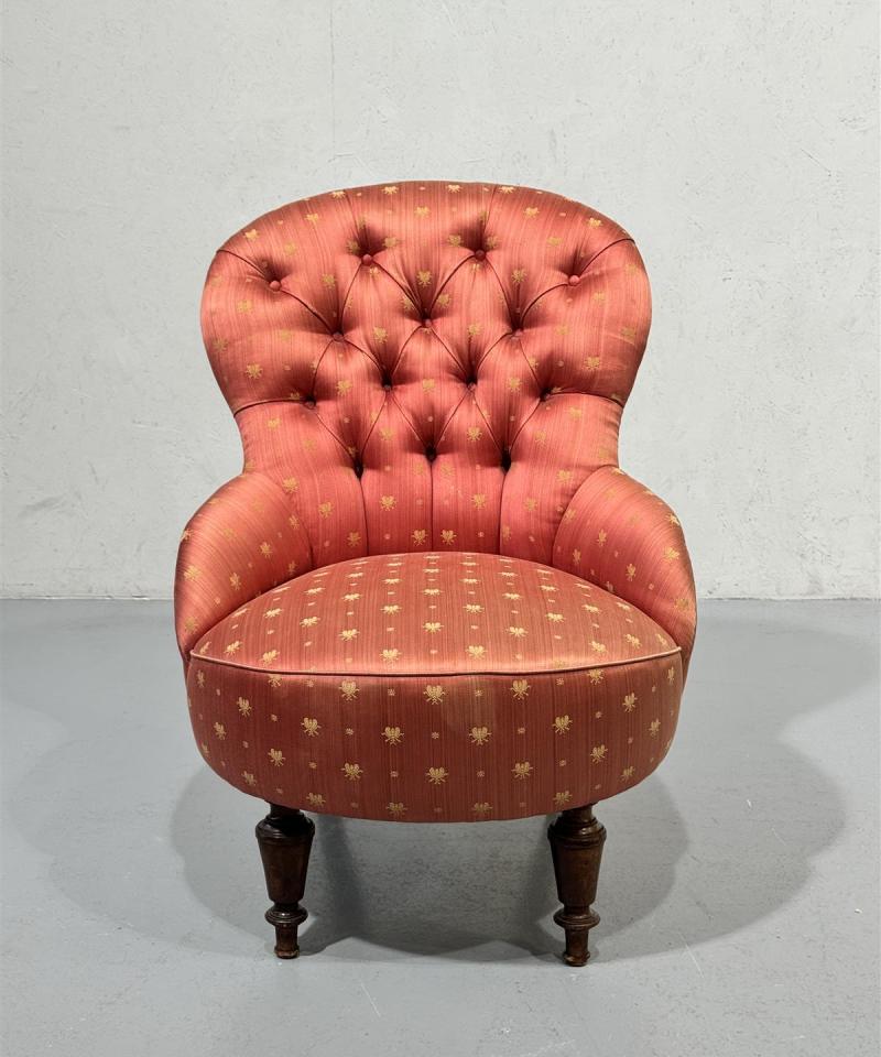 Vintage Emma nojatuoli, punainen