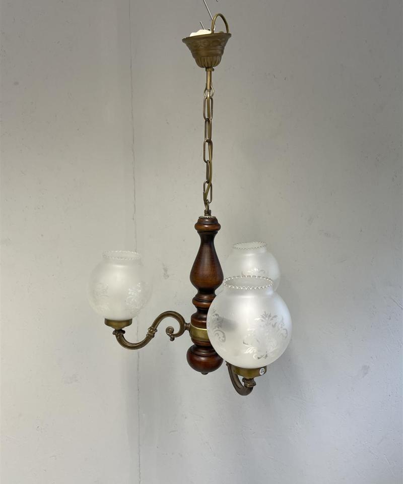 Kattovalaisin puu messinki 3-valopistettä