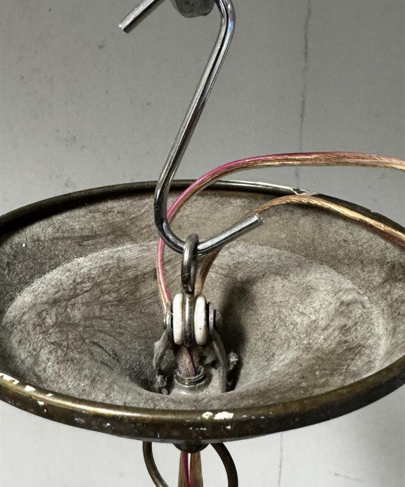 Art Deco kattovalaisin kolme valaisinpistettä