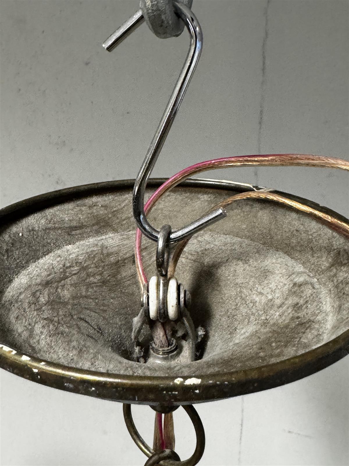 Art Deco kattovalaisin kolme valaisinpistettä