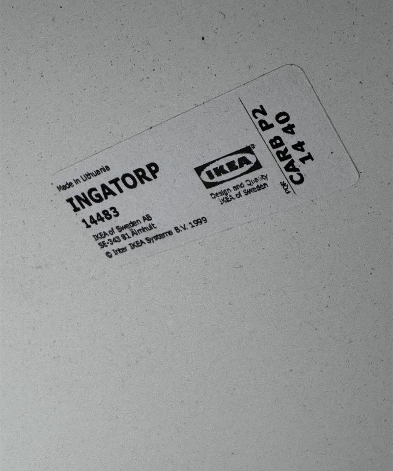 Ikea Ingatorp ruokapöytä 110cm levitettävä