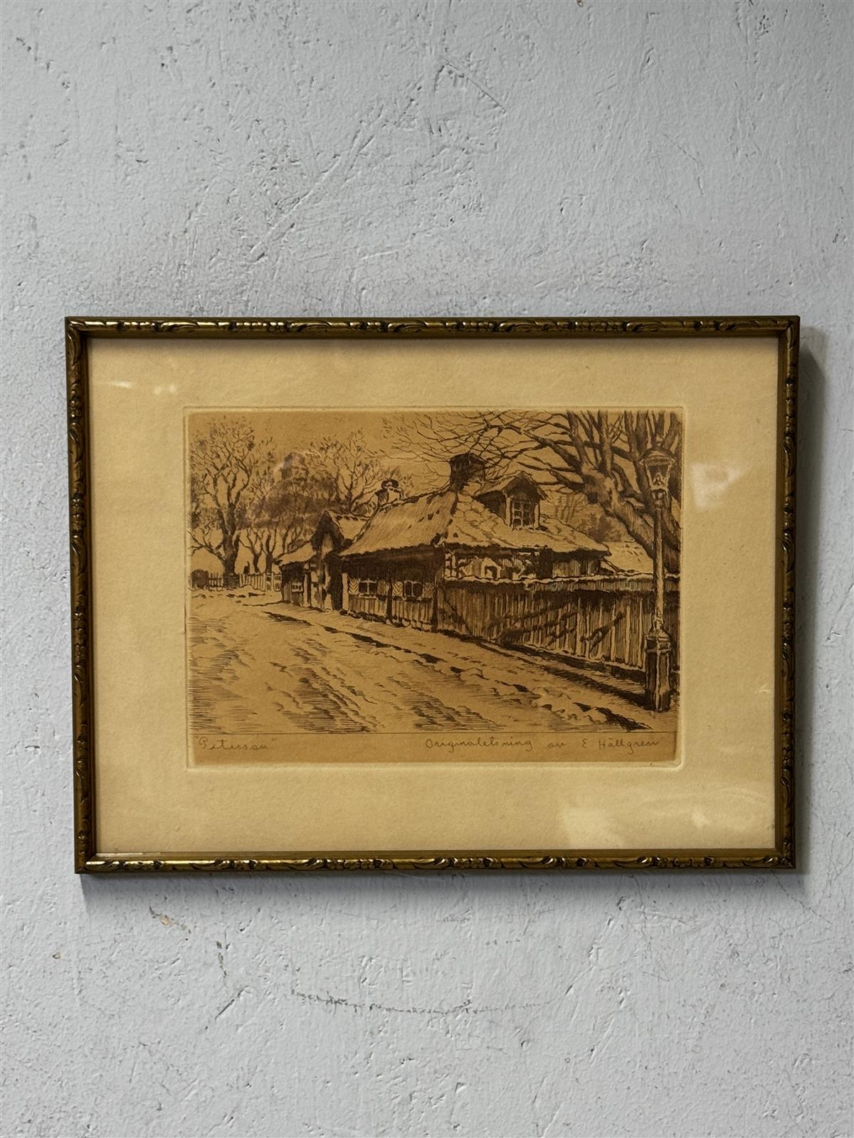 Taulu "Petissan" etsaus E Hällgren