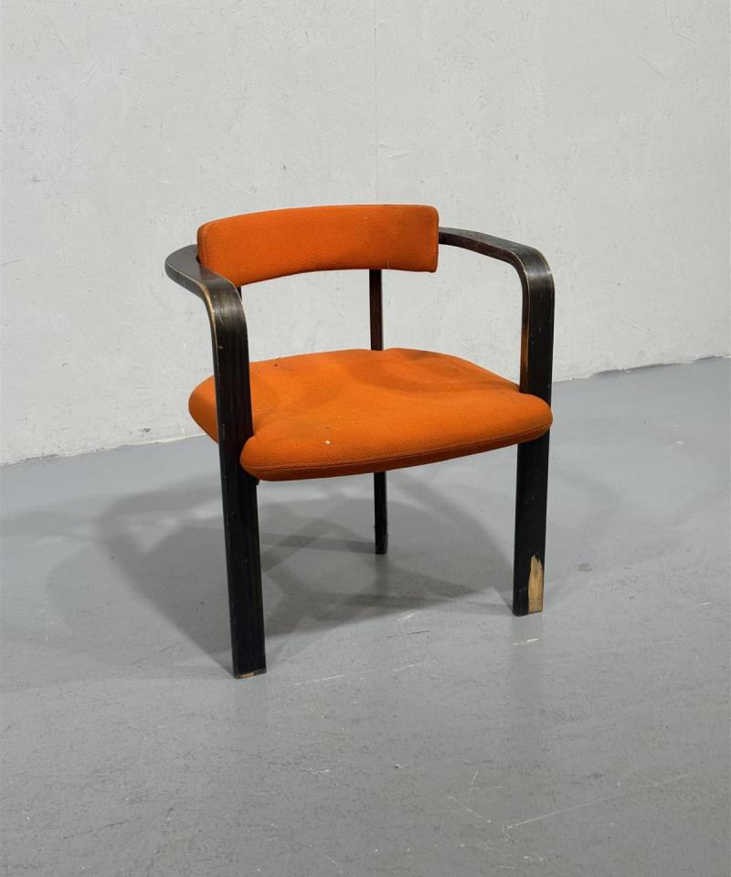 Vintage nojatuoli, oranssi