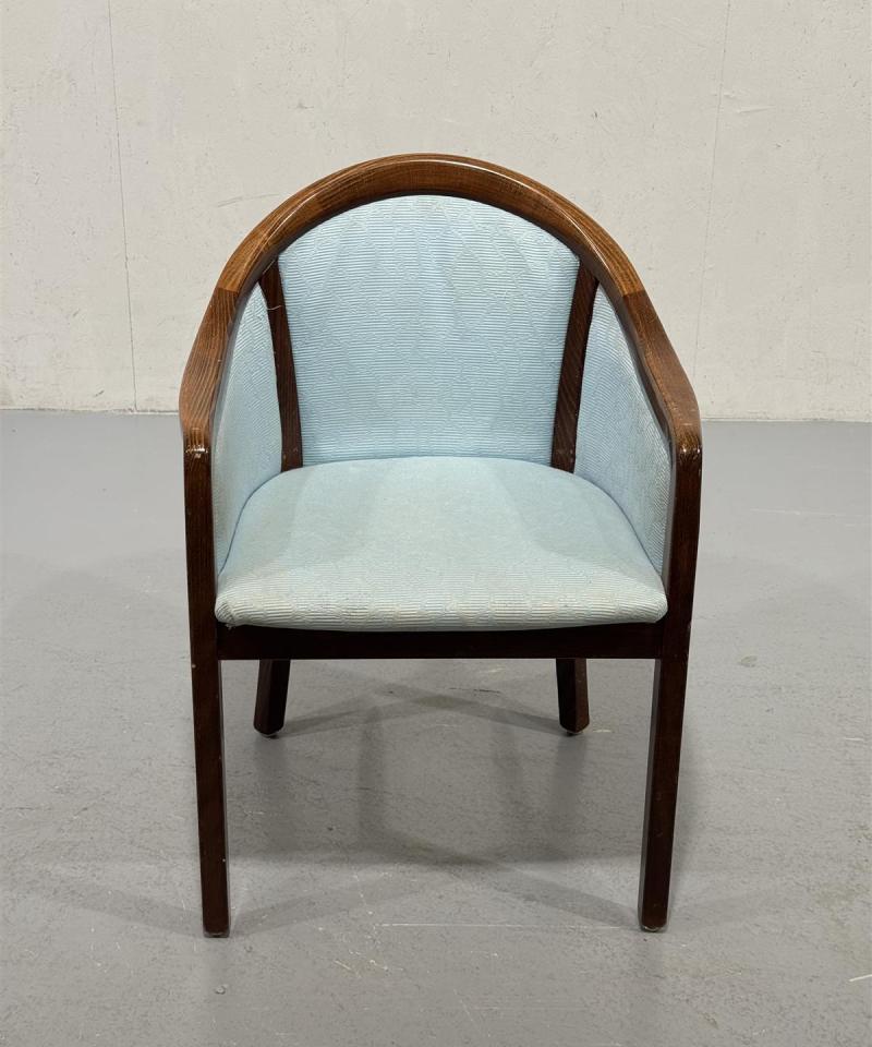 Vintage 70-luku nojatuoli, sininen