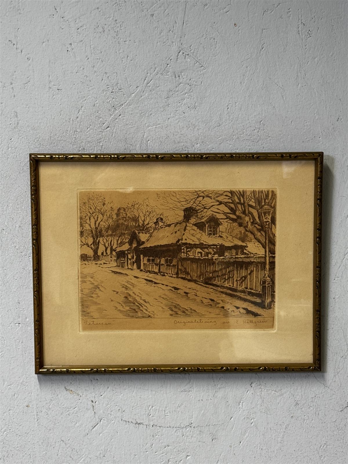 Taulu "Petissan" etsaus E Hällgren