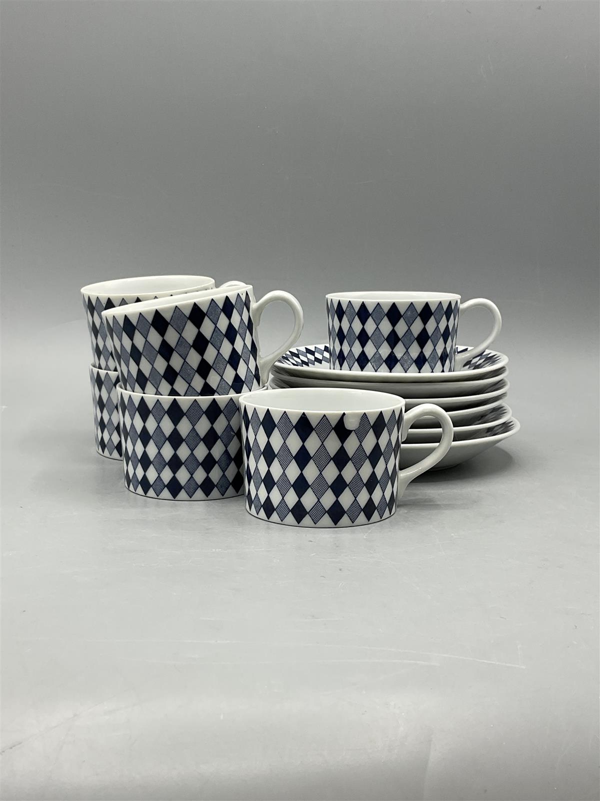 Arabia Pajazzo mokkakupit 6kpl, Raija Uosikkinen