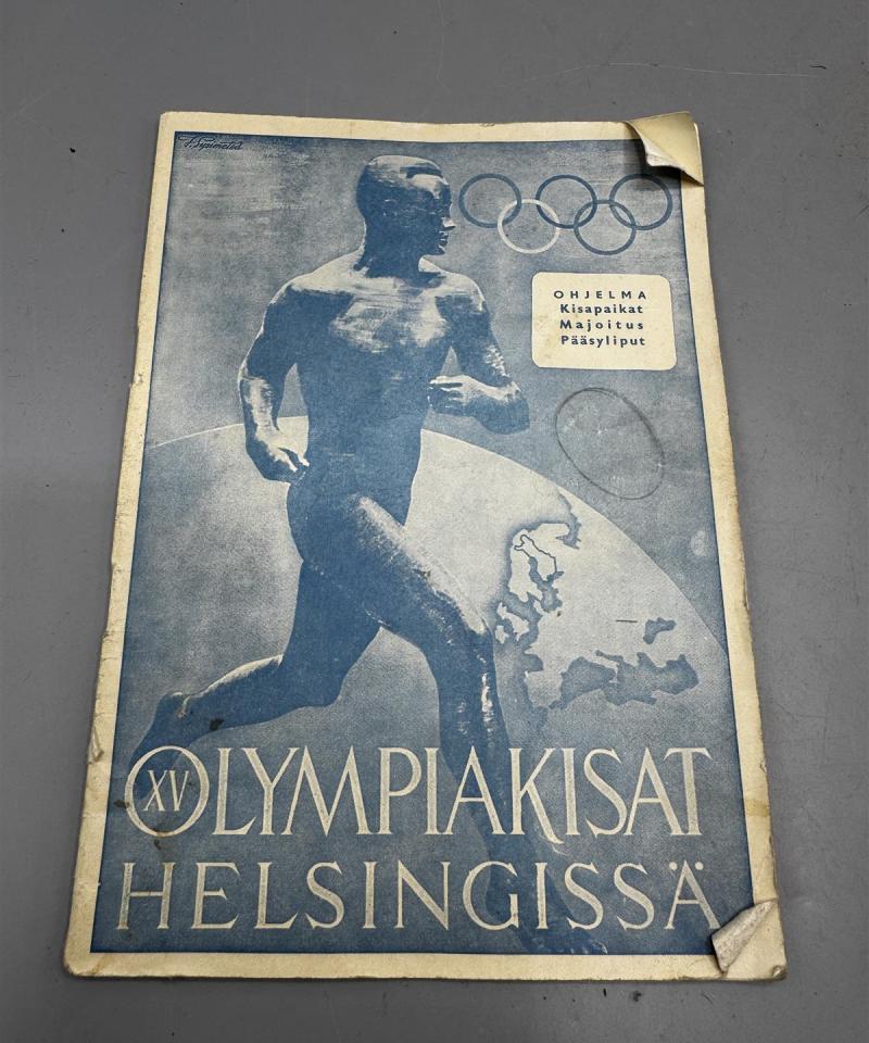 Olympiakisat Helsinki 1952 ohjelmalehtiset