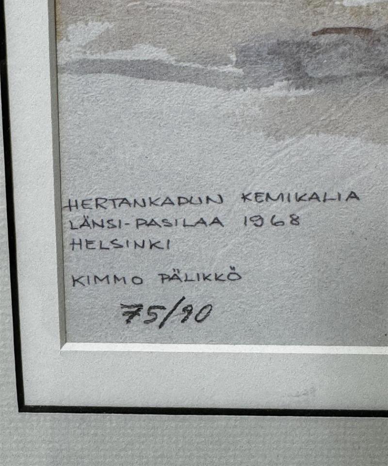 Taulu Hertankadun kemikalia Kimmo Pälikkö