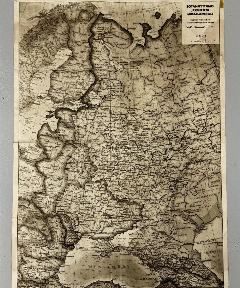 WSOY YLE sotanäyttämö kartta