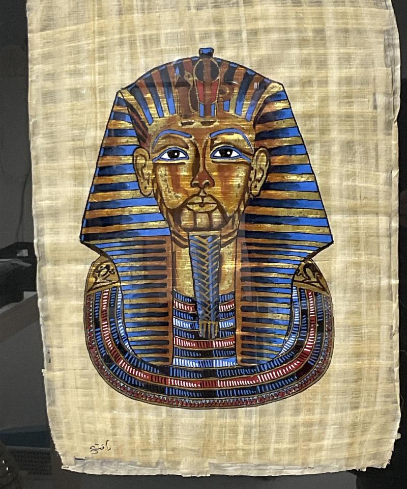 Käsinmaalatut papyrustaulut 2kpl