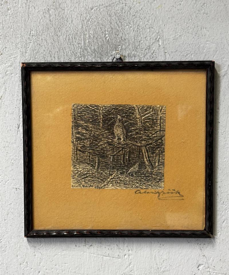 Taulu piirros Alarik Böök