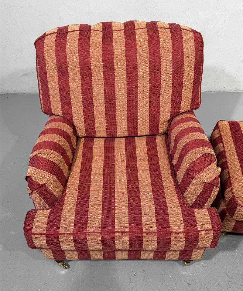 Boknäs Howard nojatuoli ja rahi, punaraita