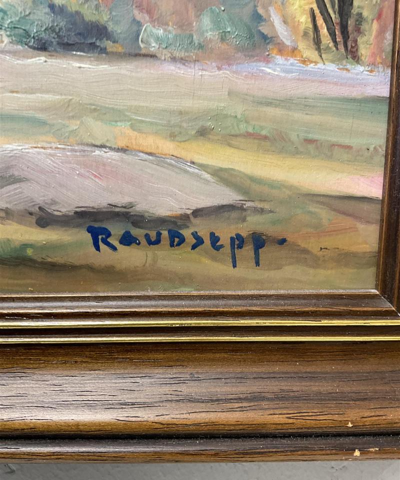 Taulu öljyvärimaalaus, Einar Raudsepp