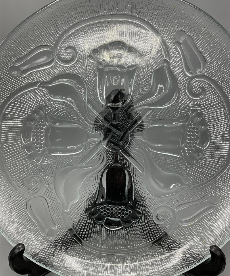 Riihimäen lasi Julia tarjoilulautanen 35cm