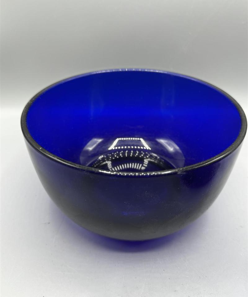 Vintage lasikulho, sininen (2 kpl)