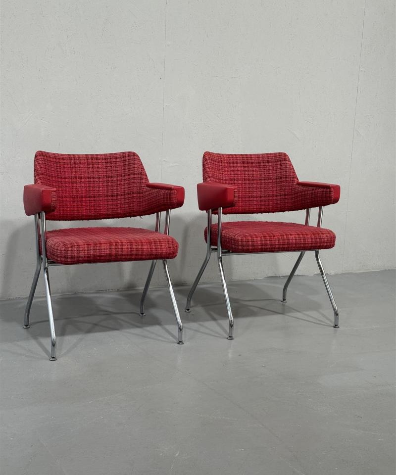 Merivaara Tuoli punainen verhoilu (2kpl)