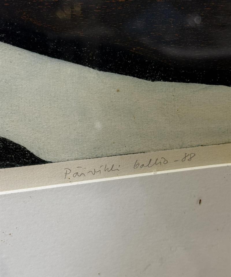 Taulu vedos 1/20 Päivikki Kallio -88