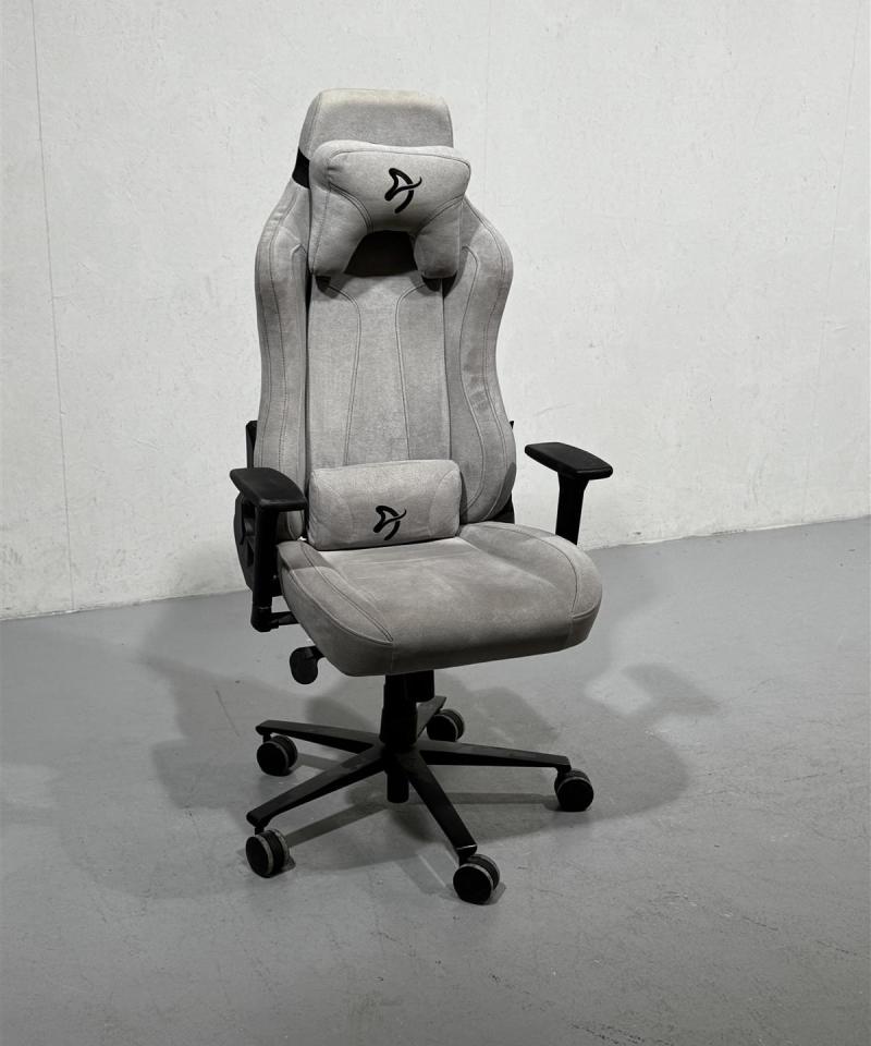 Arozzi Vernazza Soft Fabric pelituoli, harmaa