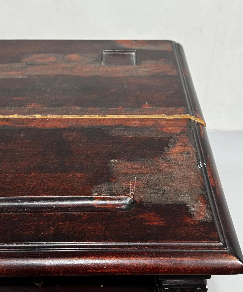 Vintage apteekkarin lipasto puu