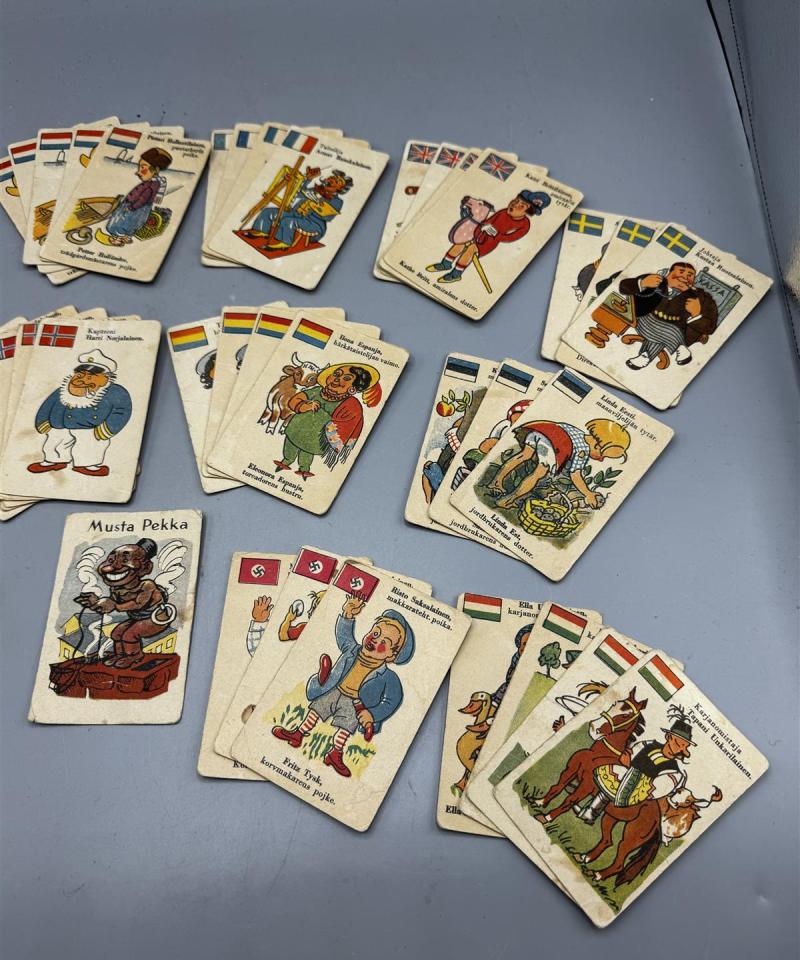 Vintage Musta Pekka pelikorttipakka