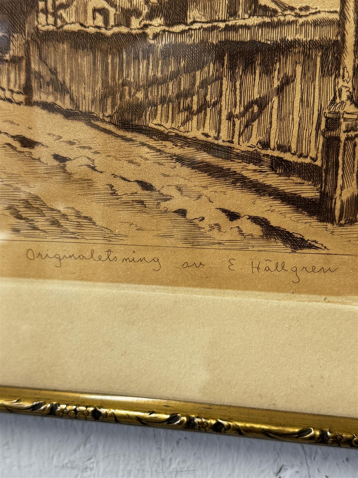 Taulu "Petissan" etsaus E Hällgren