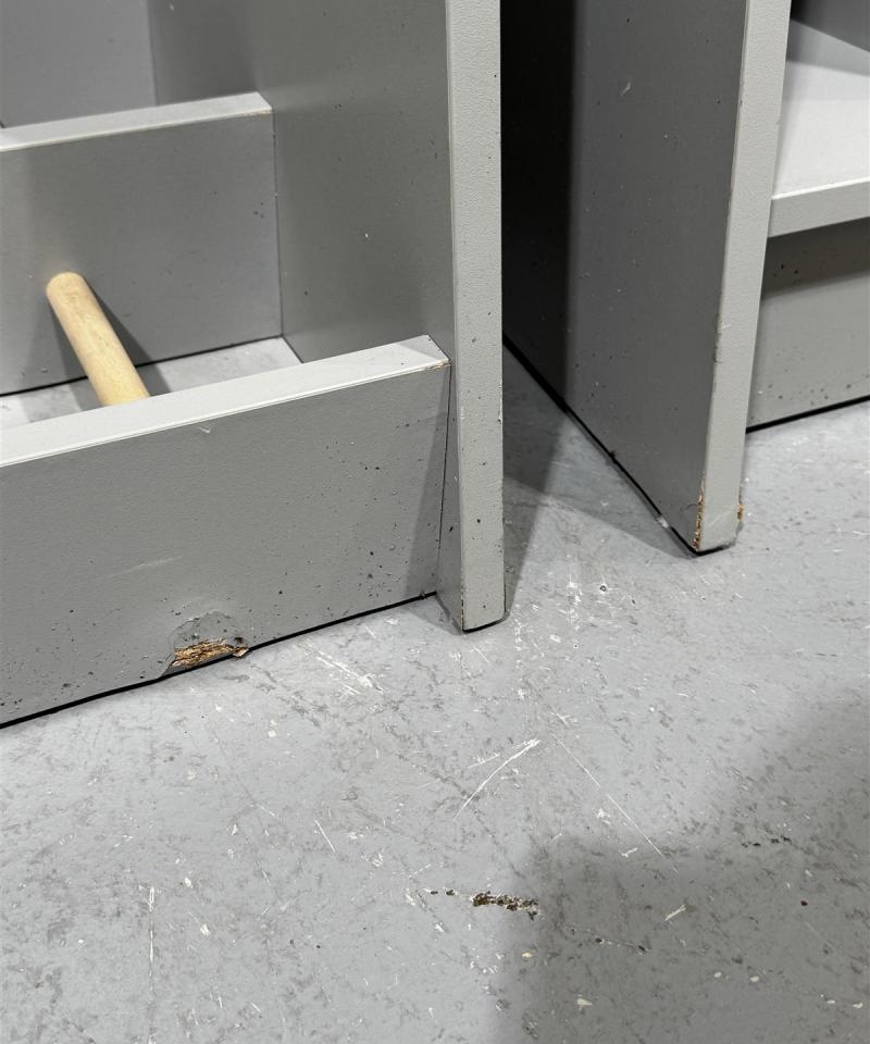 Habo hyllykkö (2 kpl) harmaa