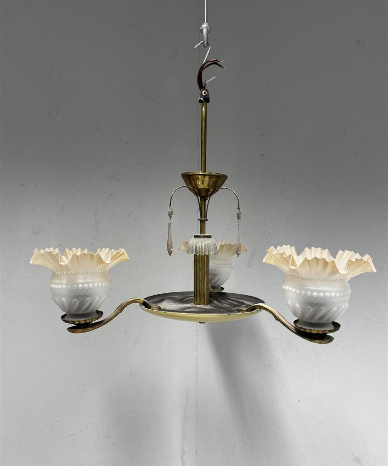 Vintage Art Deco kattokruunu