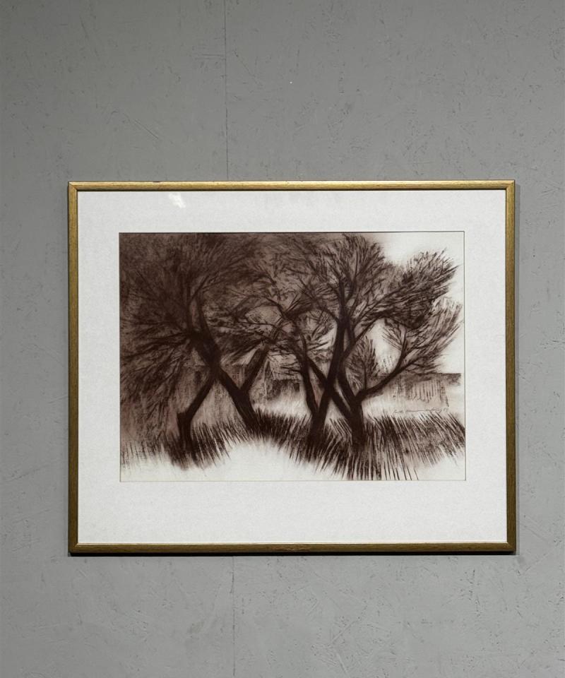 Taulu Hämärtyy piirros Pentti Hammarberg