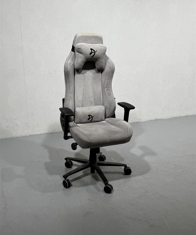 Arozzi Vernazza Soft Fabric pelituoli, harmaa