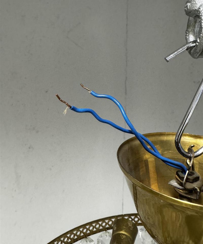 Vintage kristallikruunu 