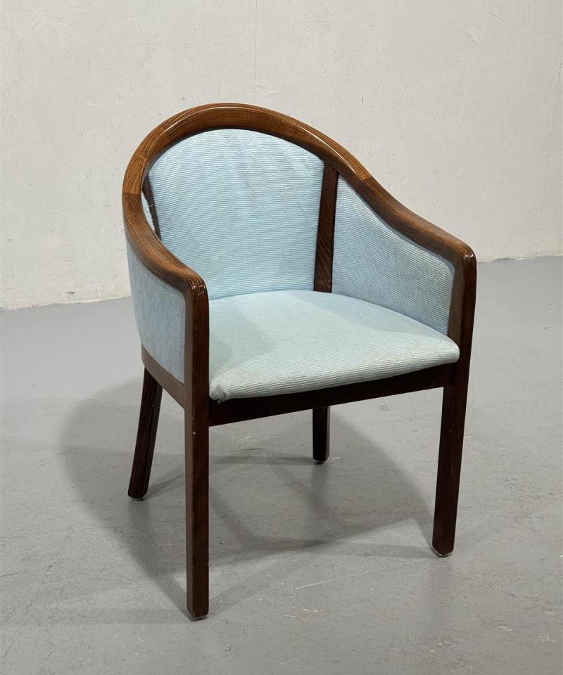 Vintage 70-luku nojatuoli, sininen