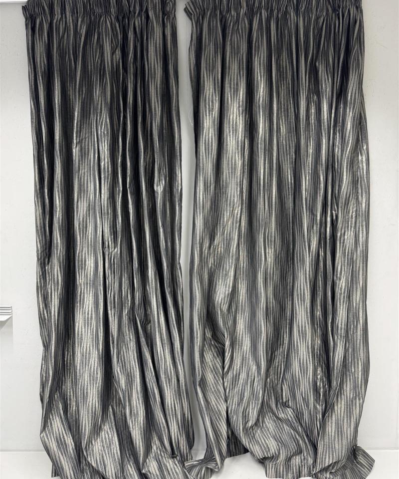 Valoverhot (2 kpl) kiiltävä musta-kulta 270x260