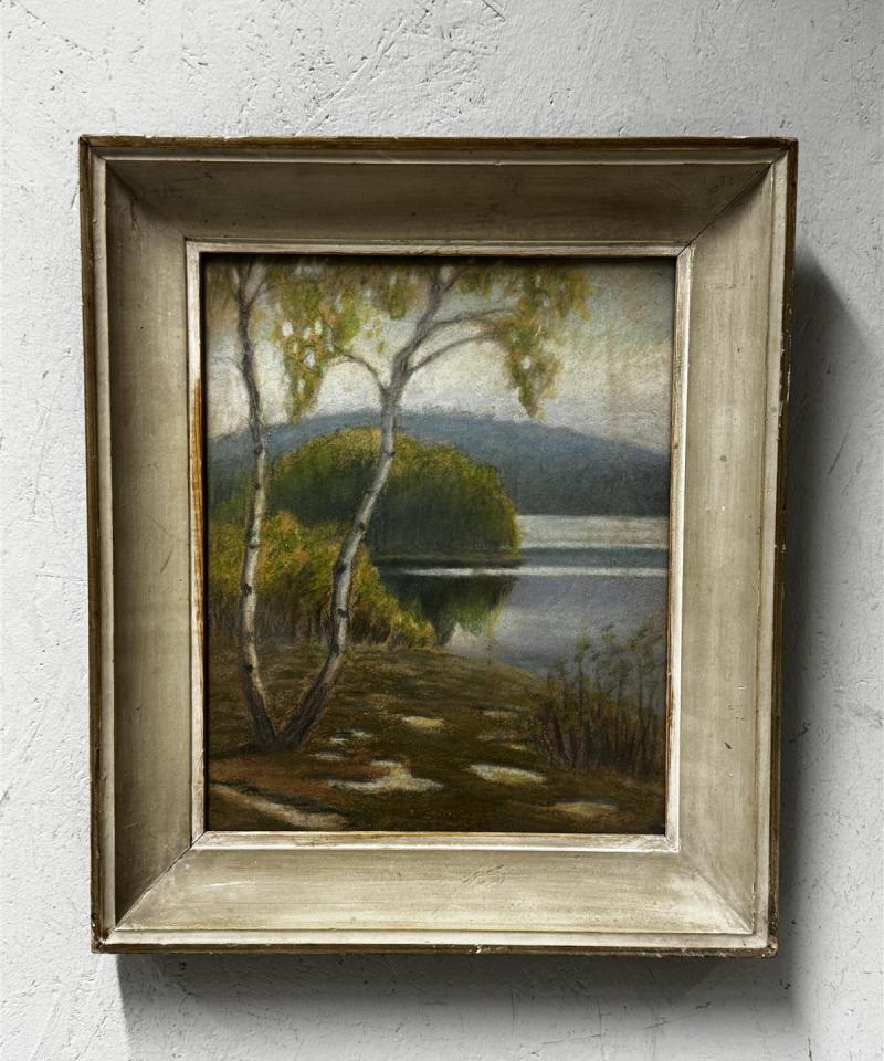 Taulu pastelli maisema signeeraamaton