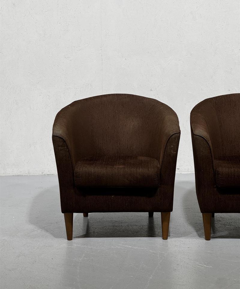 Nojatuoli tumma ruskea (2 kpl)