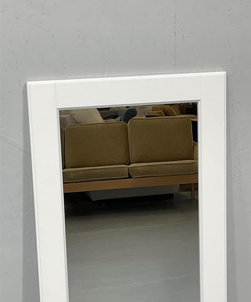 Peili valkoinen puinen kehys 50x100cm