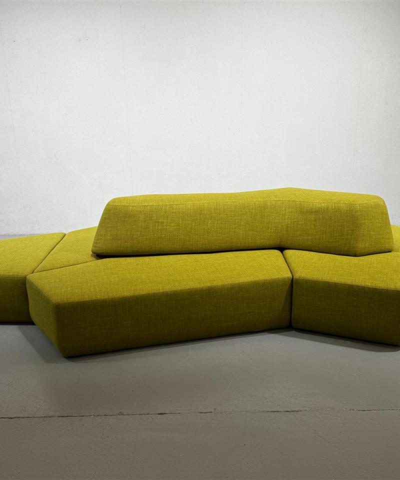 Lounge sohva vihreä kangas