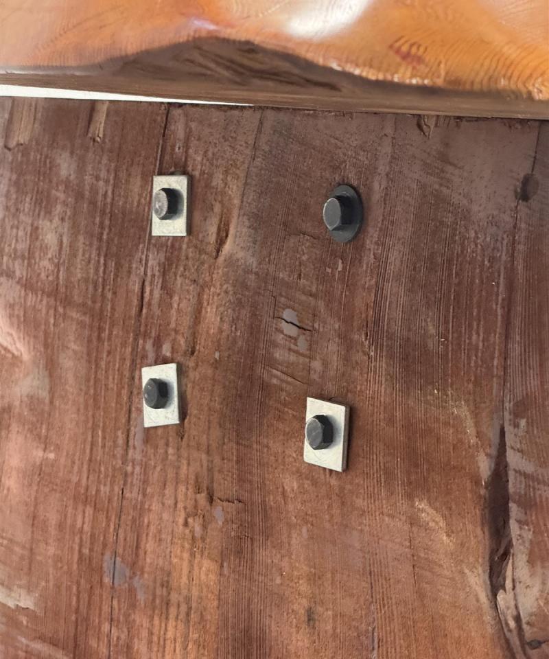 Rustiikki massiivipuu ruokapöytä 210x107