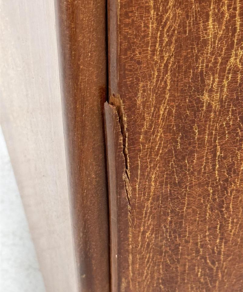 Vintage teak 60-luku vaatekaappi puu