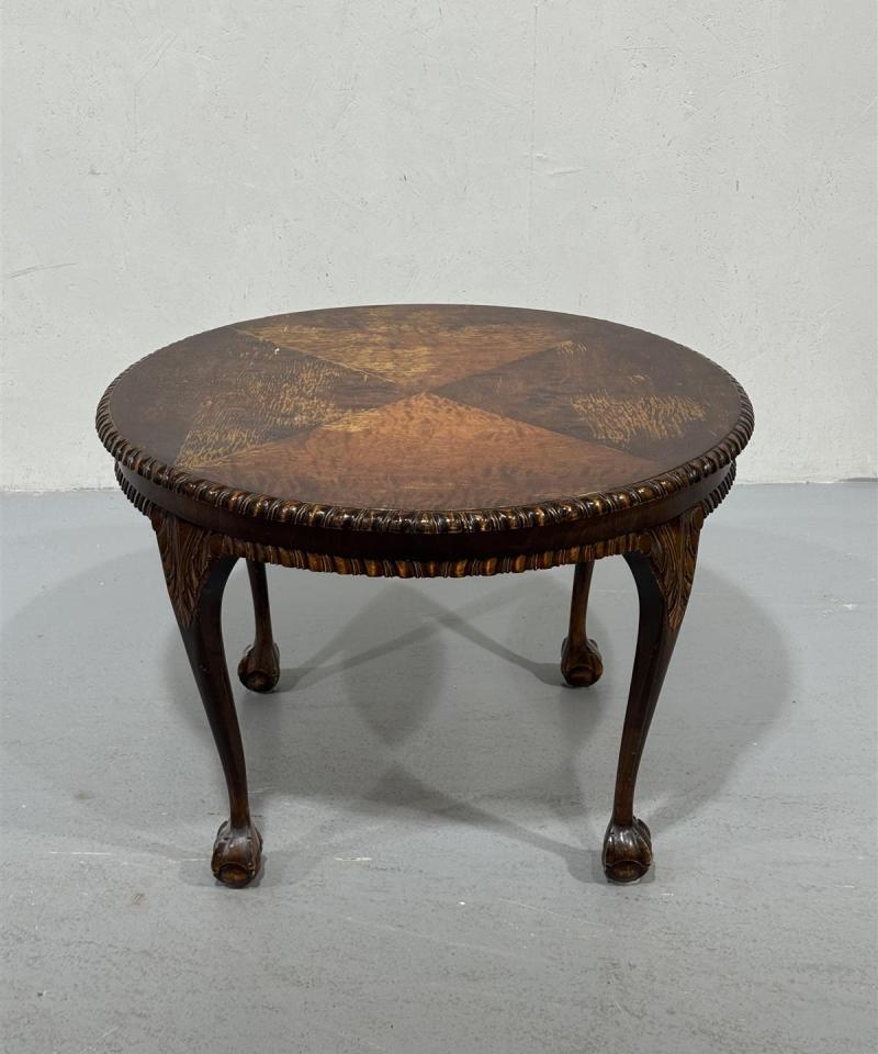 Vintage rokokoo sohvapöytä puu