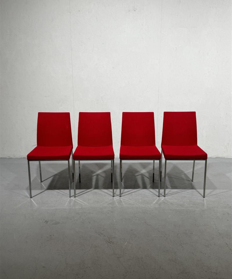 Bross tuolit punainen (4 kpl)