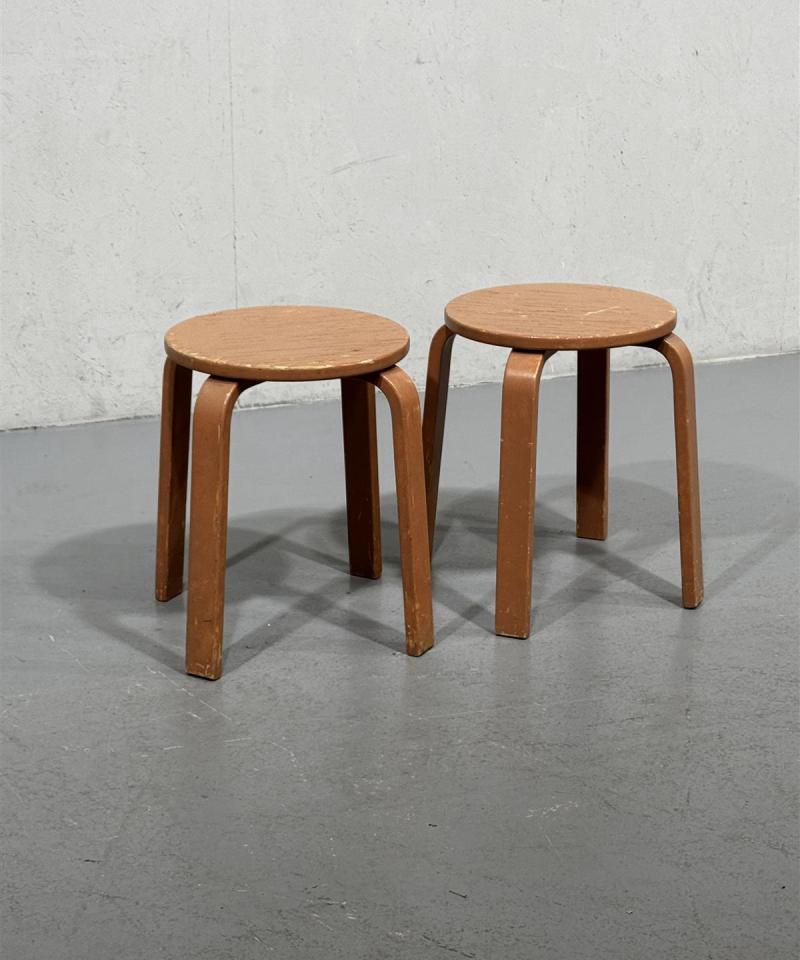 Jakkarat puu ruskea (2 kpl)