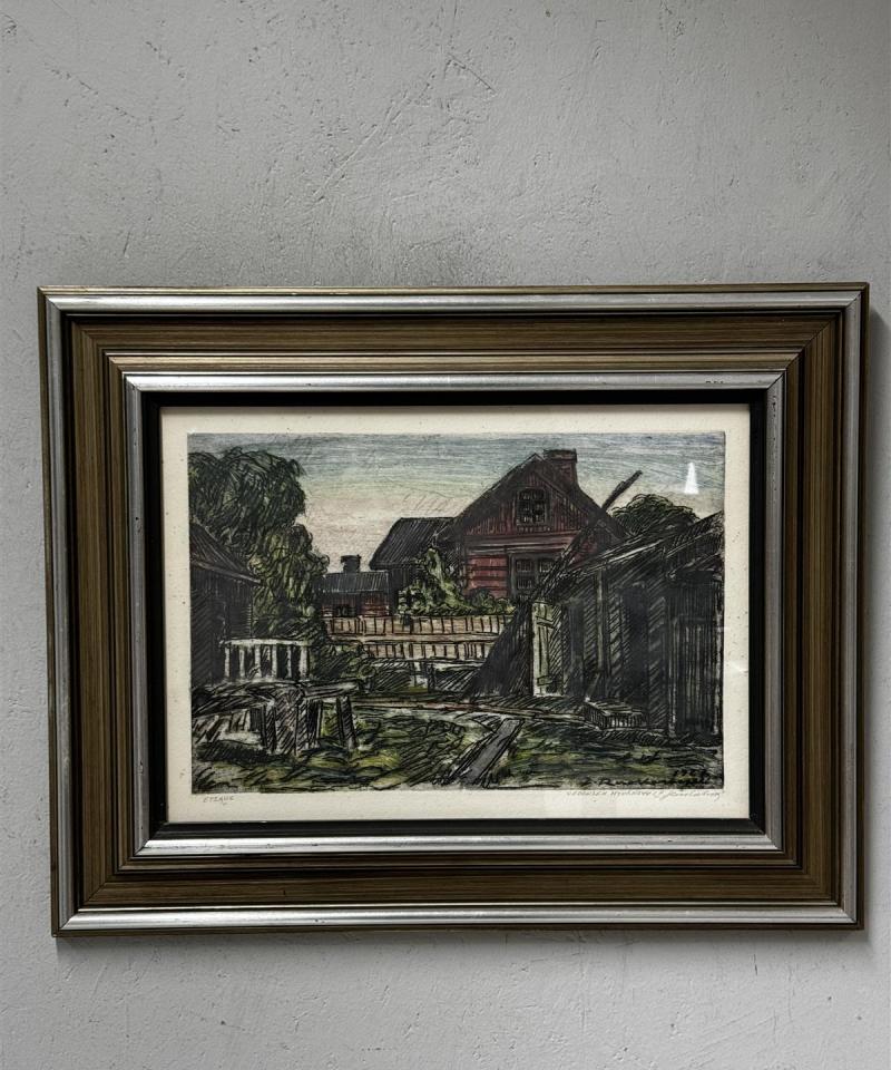 Taulu värietsaus Jalmari Ruokokoski 1927